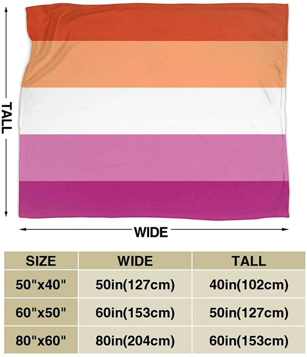 Lgbt Gay Lesbian Super Soft Fuzzy Warm Cozy Micro Fleece Blanket, Lesbian Blankets Suitable For Sofa Bed Couch 80"X60"