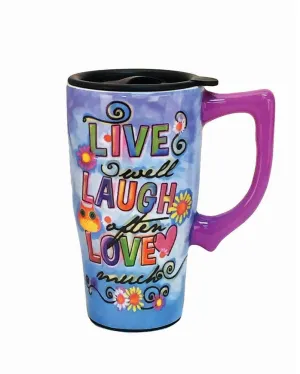 Live Laugh Love Travel Mug