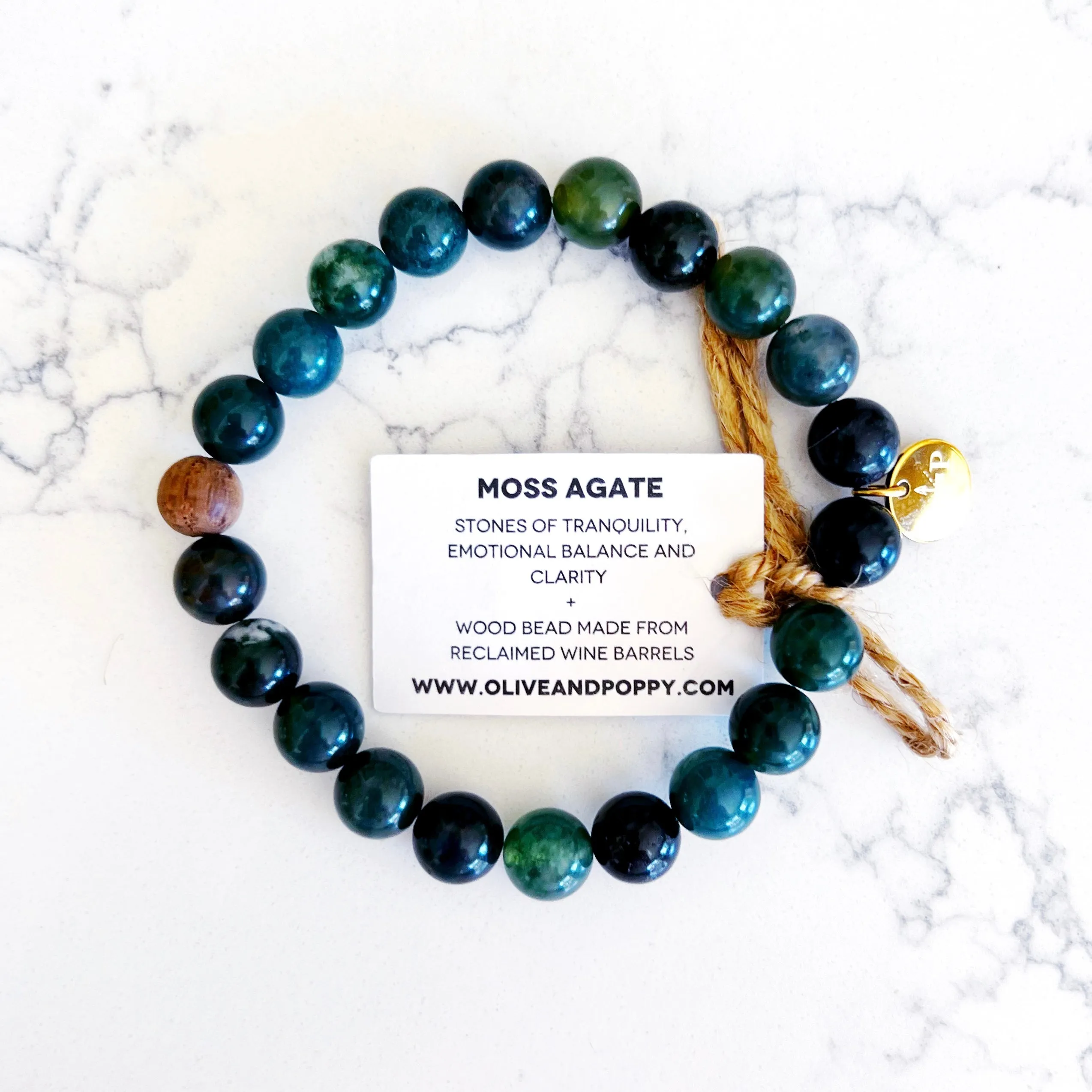 'Make Your Own' Barrel Bead Bracelet Set - BLUES