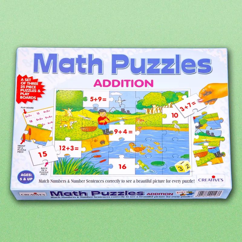 Maths Jigsaw Puzzle (Learn Addition)