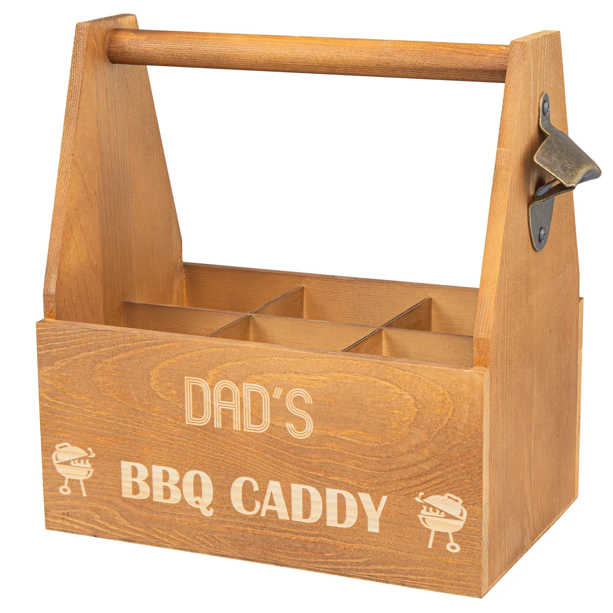 Personalised Barbecue Condiment Holder With Bottle Opener