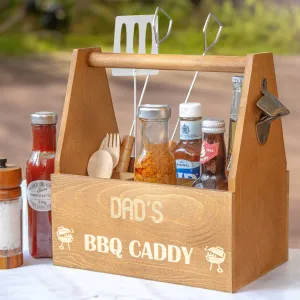 Personalised Barbecue Condiment Holder With Bottle Opener