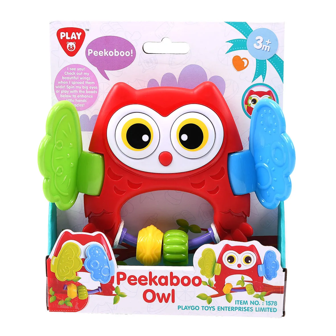 Playgo Toys Ent. Ltd. Peek-A-Boo Owl