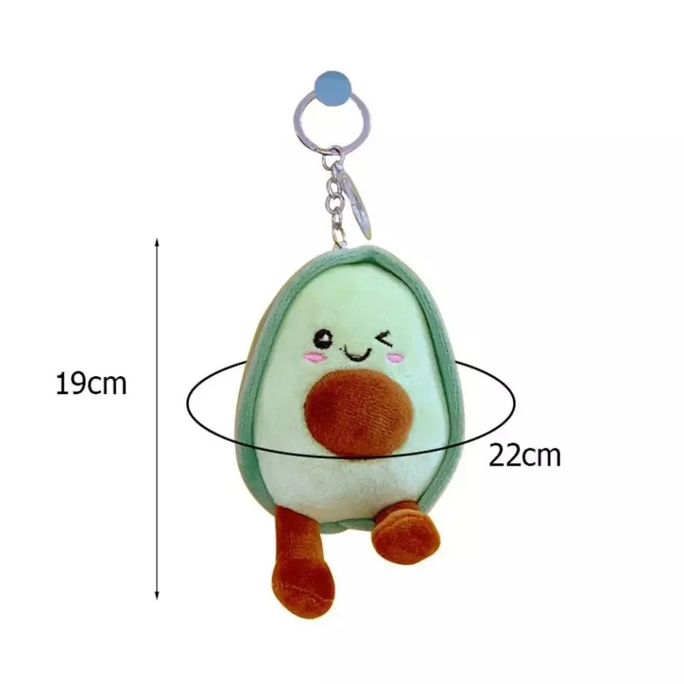 PocketPit Avocado Plush Keychain