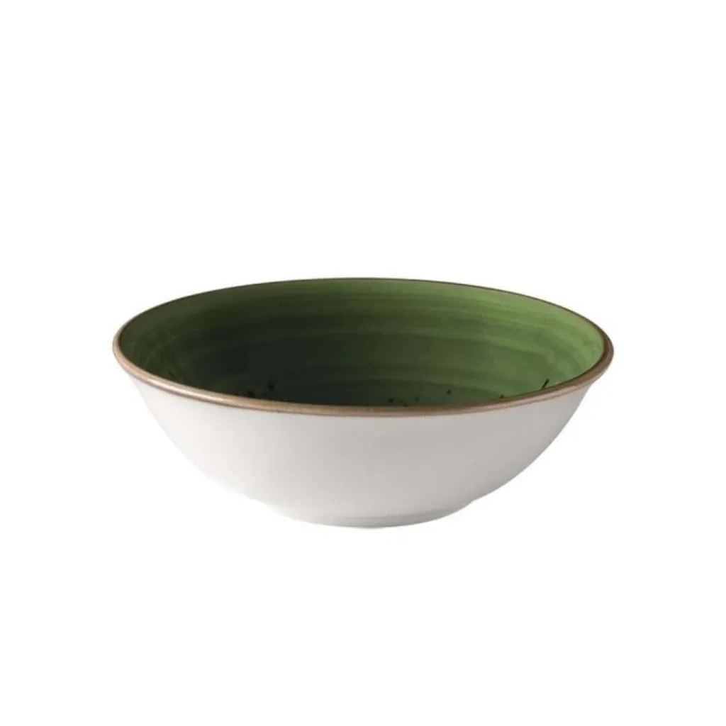 Porcelain Soup - Cereal Bowl Pebble Pistachio Green 14cm