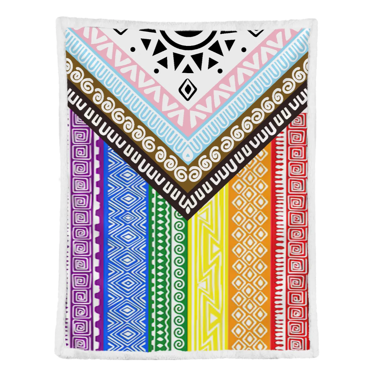 Progress Pride Blanket, Rainbow Blanket, Lgbt Quilt Blanket, Gay Pride Blanket, Inclusive Pride