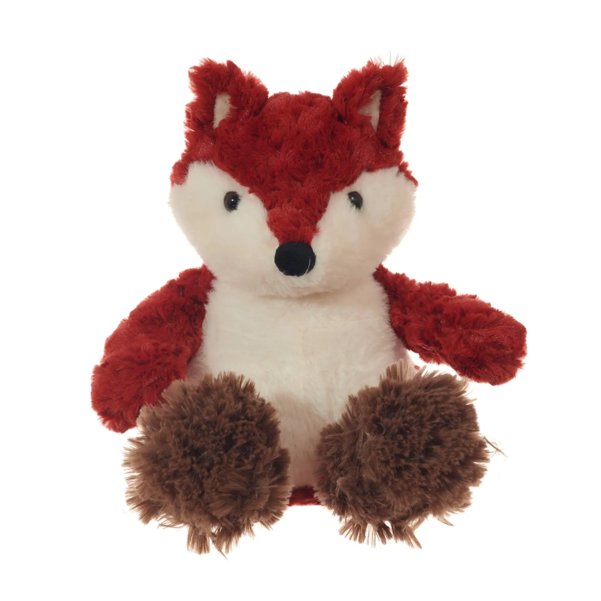 Red Fox Snuggable Hottie Heatable Animal Toy with Microwavable Pouch