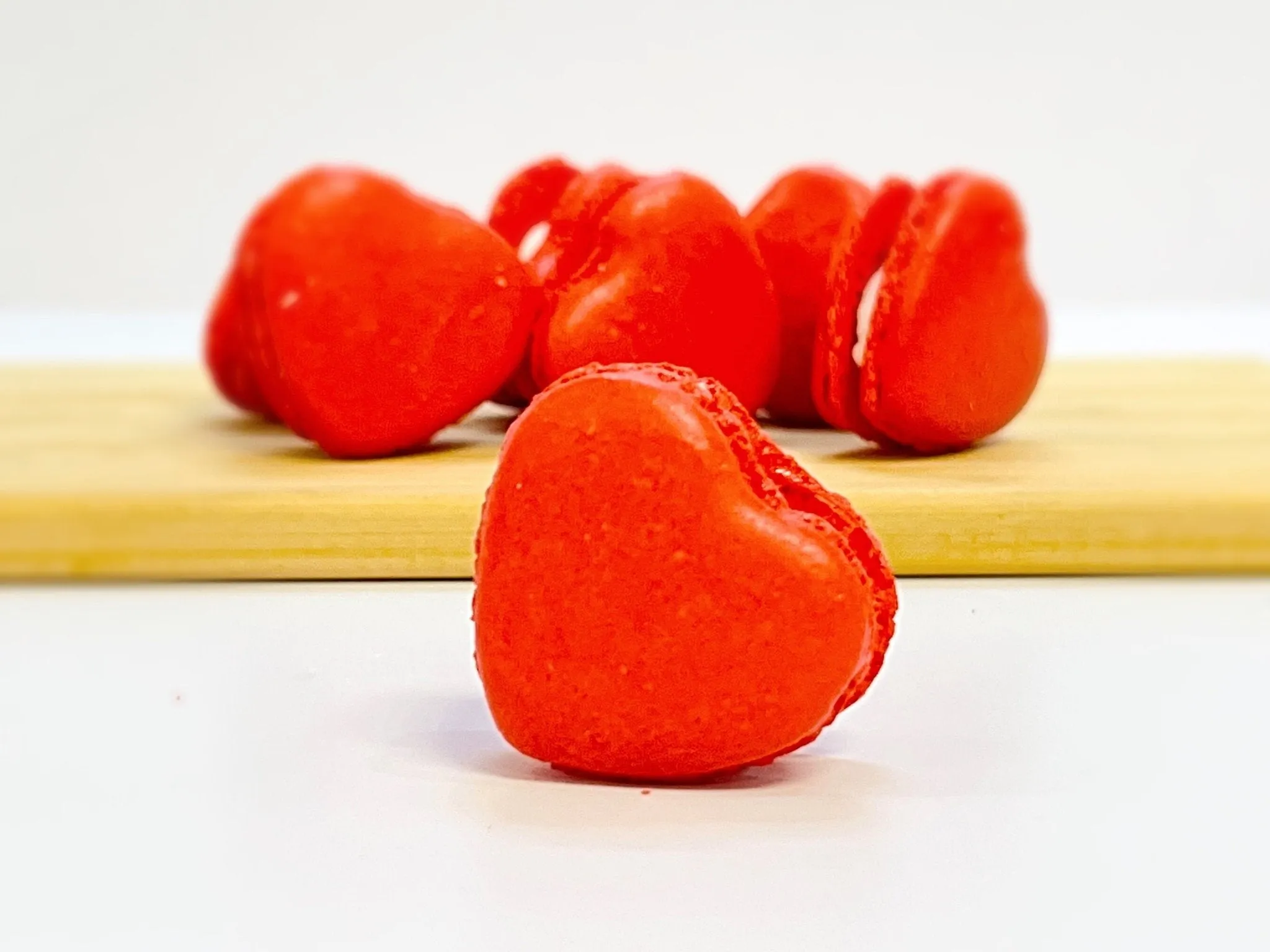 Red Heart French Macarons | Ideal for Valentine's Day gifts, birthdays, weddings, anniversaries and more