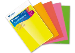 SADIPAL Fluorescent Card Board Colour Sheet-250GMS-Magenta