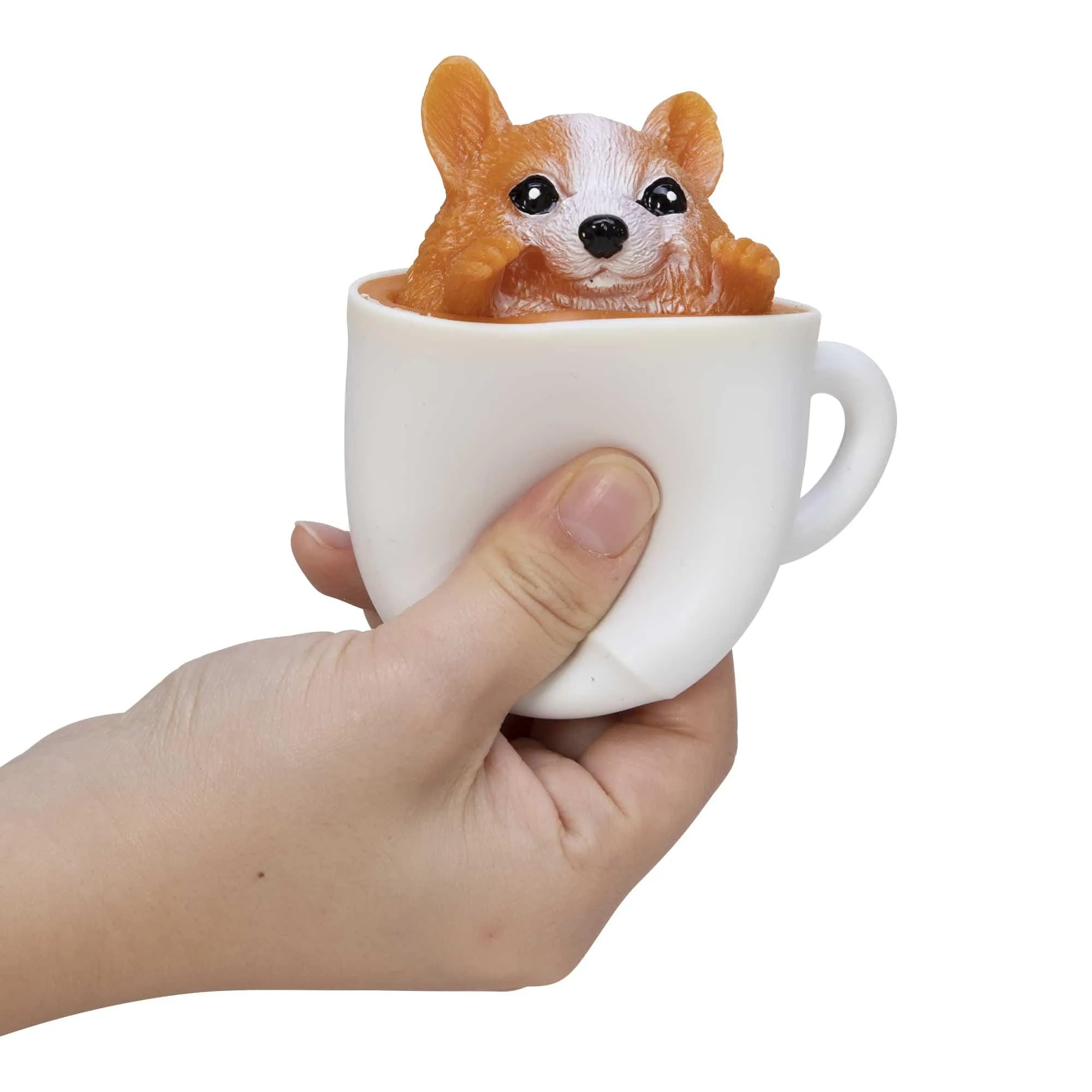 Squeeze Toy | Pup in a Cup-assorted | Schilling