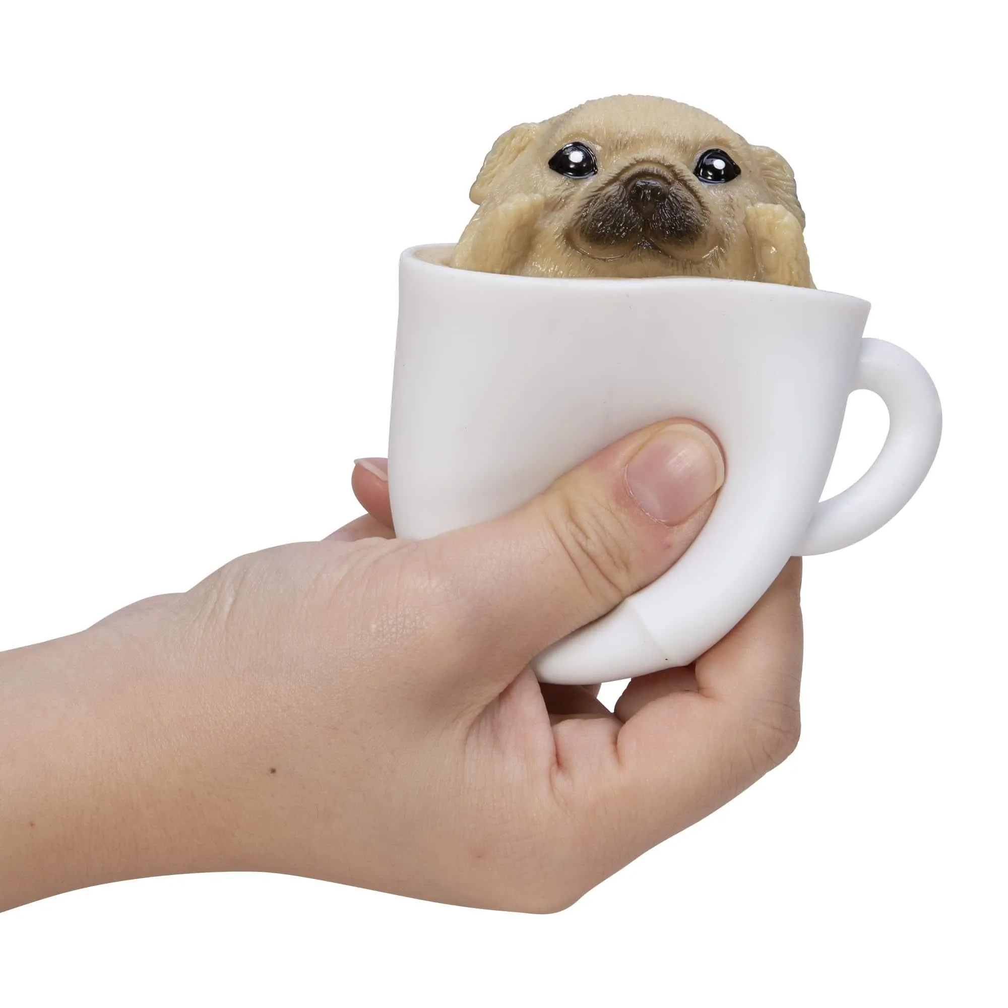 Squeeze Toy | Pup in a Cup-assorted | Schilling