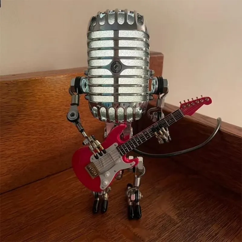 🎁Vintage Microphone Robot Desk Lamp