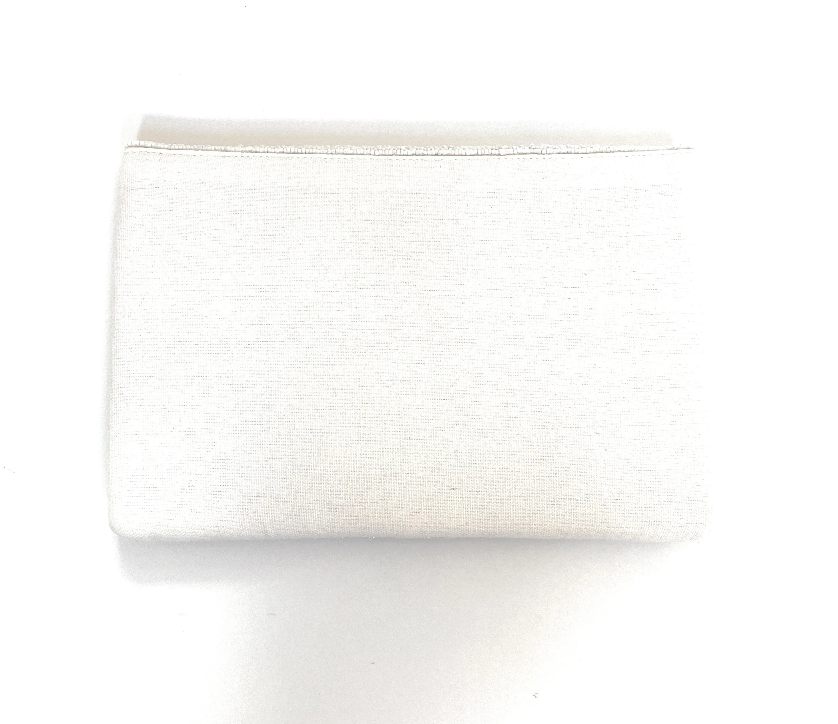 Wifey Beaded Clutch Purse (White)