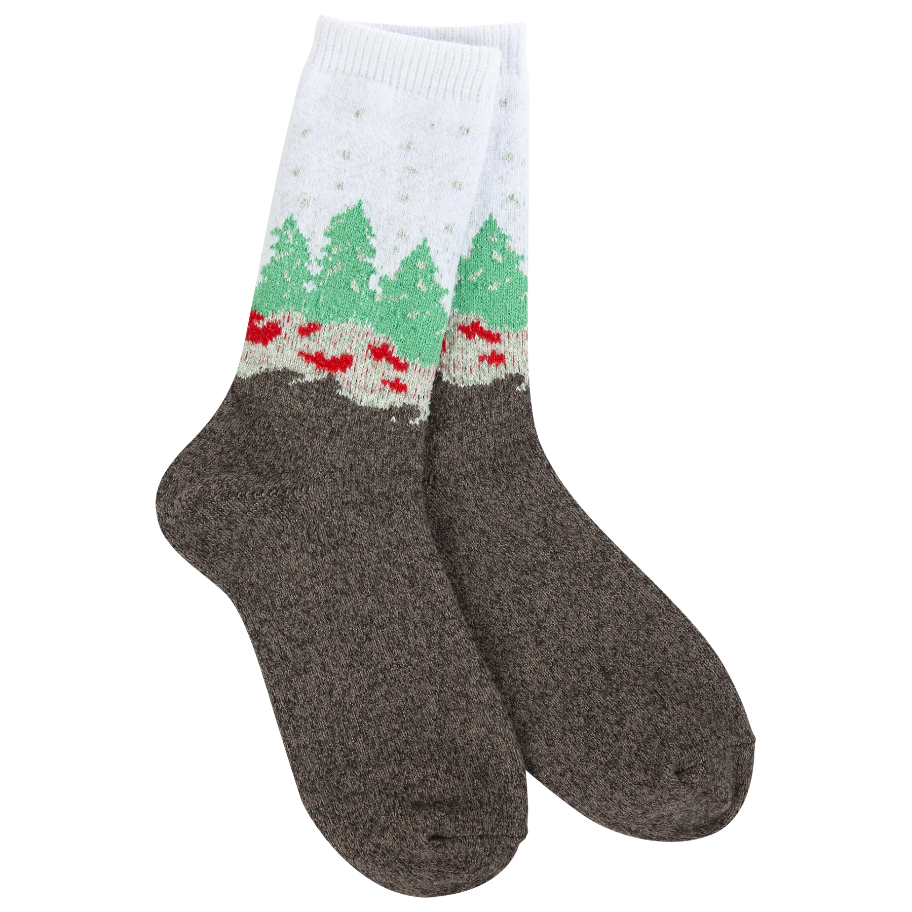 Wonderland Forest White Socks