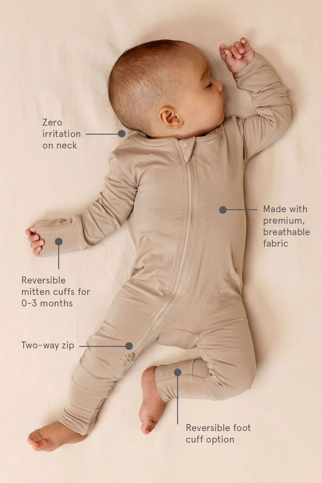 Zuzu - CloudBlend™ Footless Pajamas